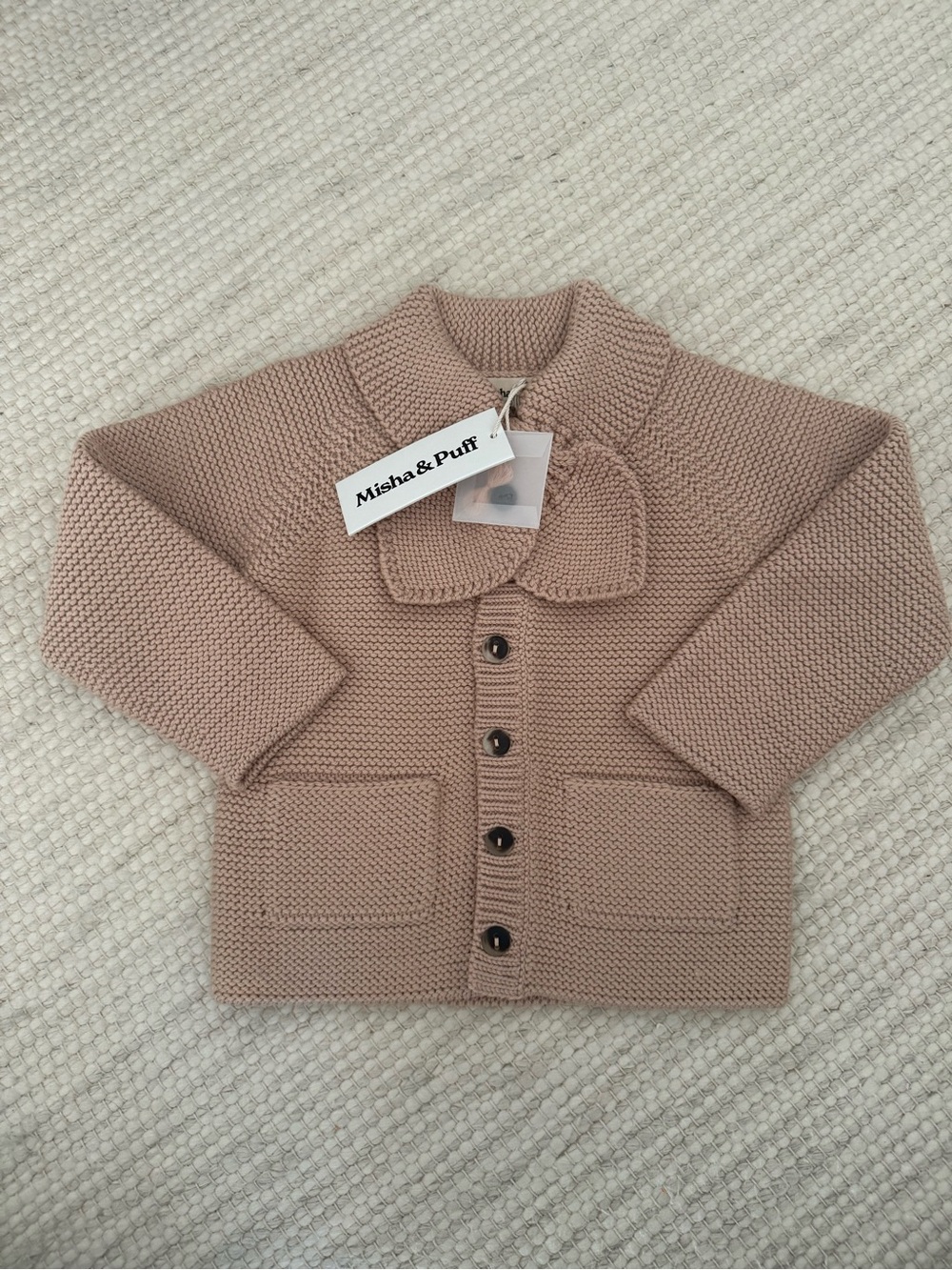 NWT Misha and Puff Scout Cardigan, Patina, 3Y